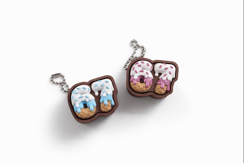 67 Ice Cream Clicker Keychain