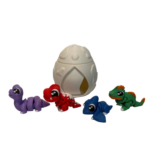 Flexi Dinosaur and Egg Play Set