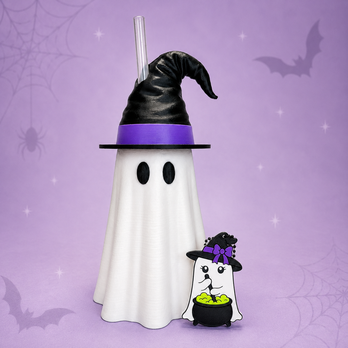 Witch Ghost Can Cooler Set