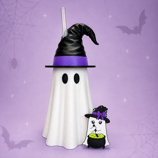 Witch Ghost Can Cooler Set