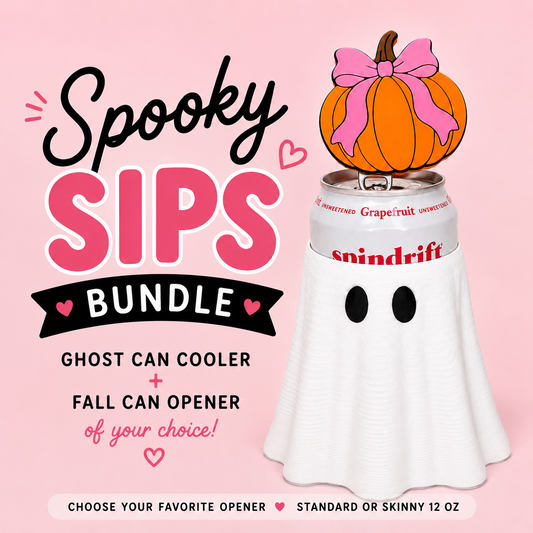 Spooky Sips Bundle | Ghost Can Cooler + Fall Can Opener