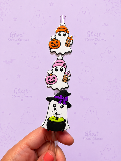 Ghost Straw Charms
