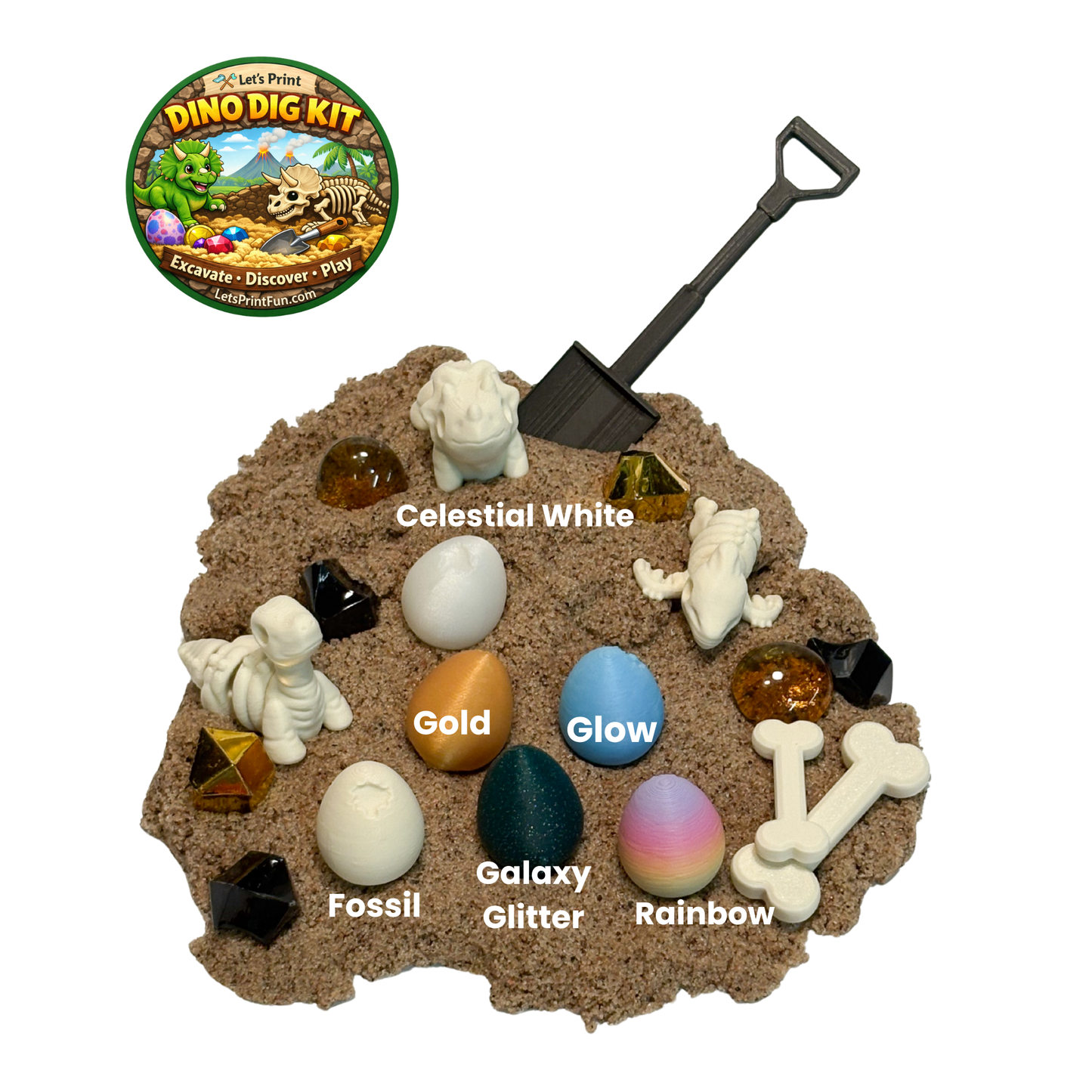 Mini Dinosaur Eggs – Pack of 3