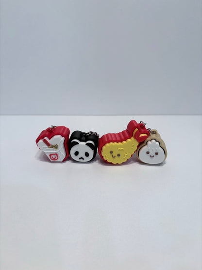 Take Out Set Fidget Clicker Keychain