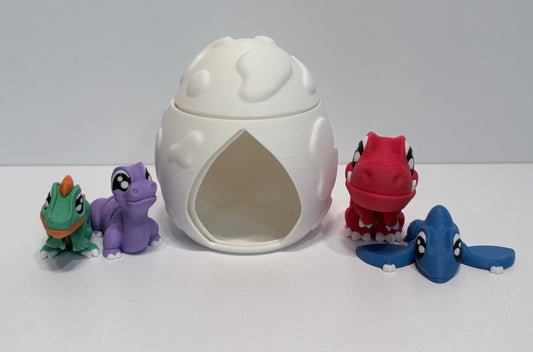 Flexi Dinosaur and Egg Play Set