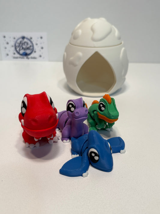 Flexi Dinosaur and Egg Play Set