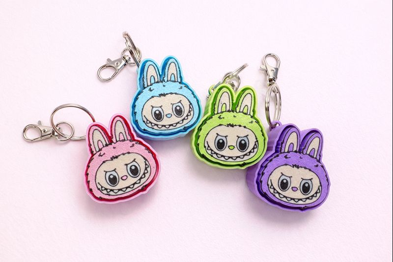 Labubu Fidget Clicker Keychain