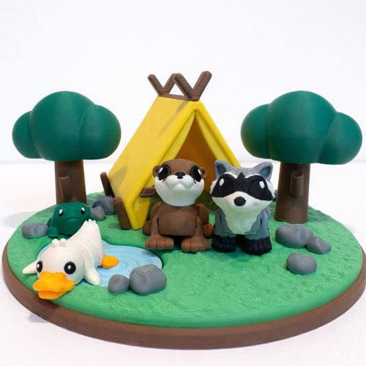 Camping Animal Friends Set