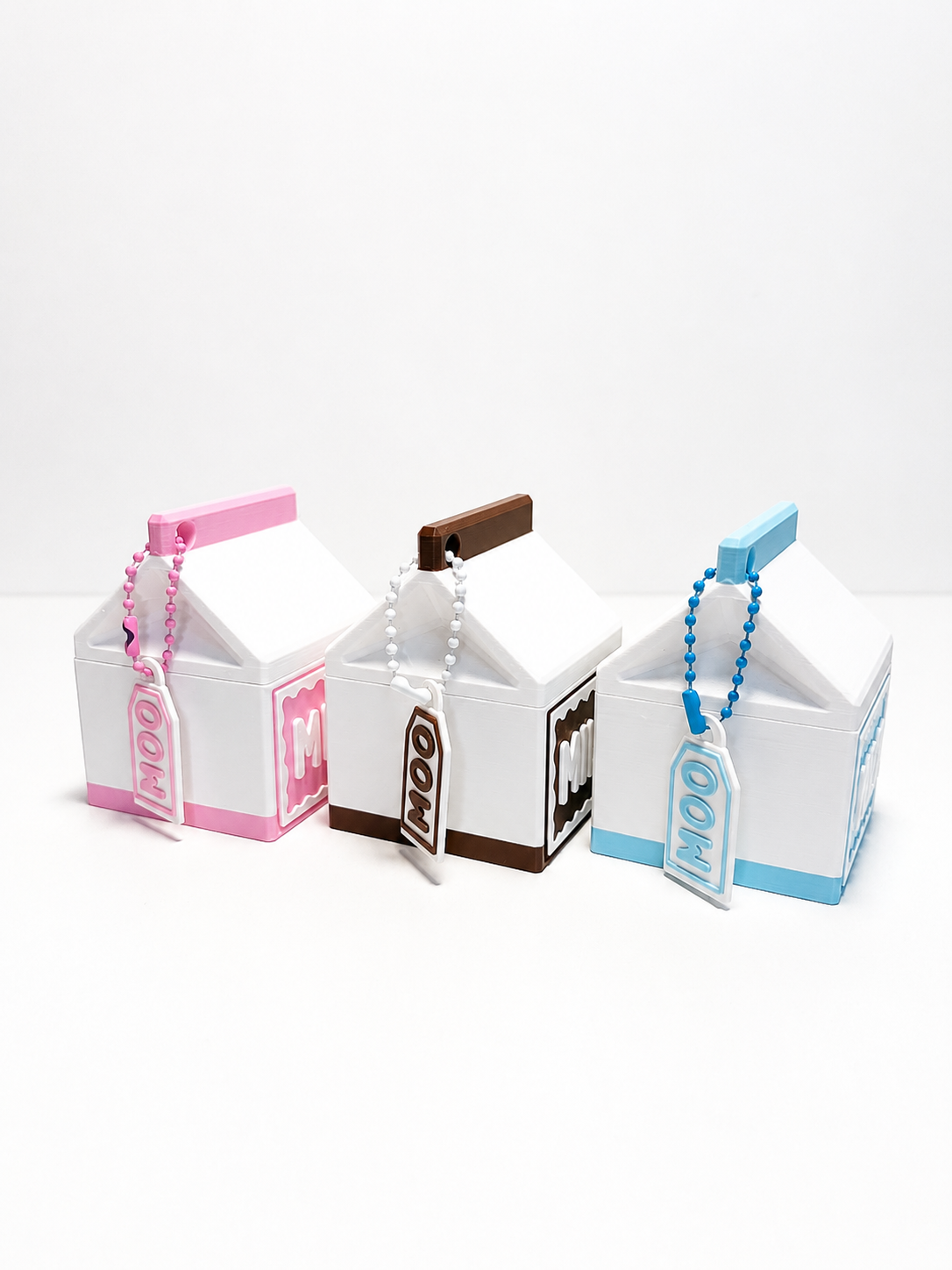 Cow in Mini Milk Carton Playset