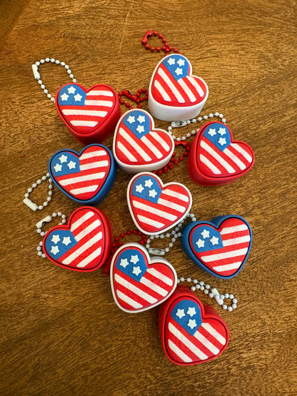 Flag Heart Fidget Clicker