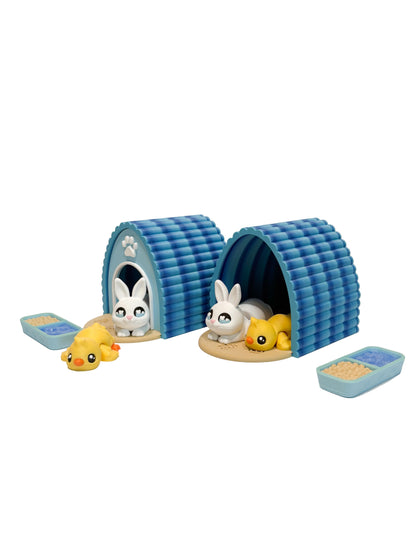 Easter Bunny House Set