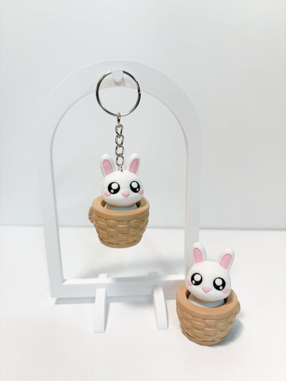 Bunny in a Basket Fidget Clicker