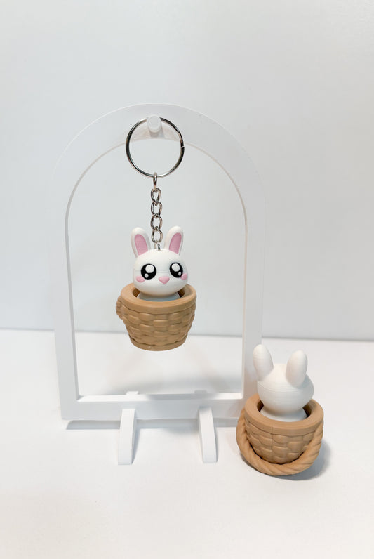 Bunny in a Basket Fidget Clicker