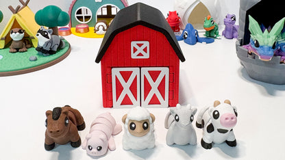 Barnyard Animal Playset