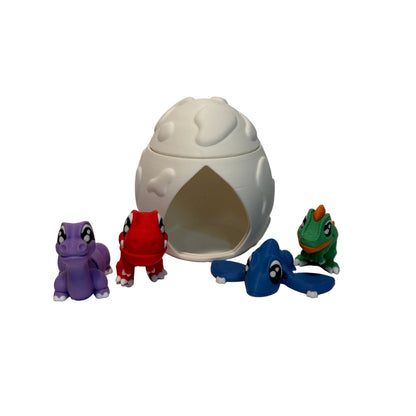 Flexi Dinosaur and Egg Play Set