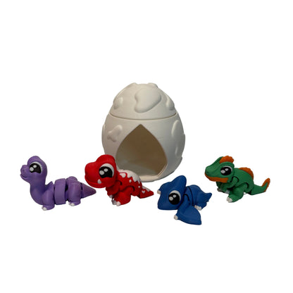 Flexi Dinosaur and Egg Play Set