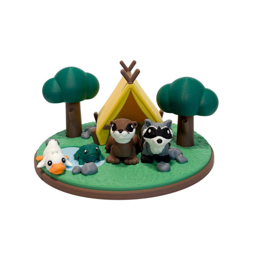 Camping Animal Friends Set