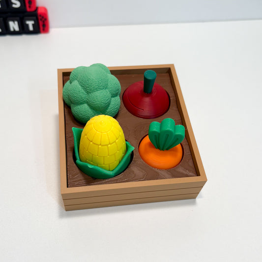Fidget Garden Set in Planter Bed