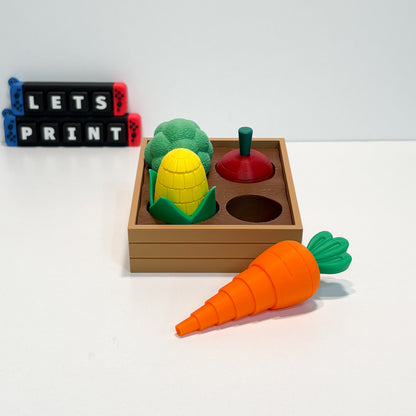 Fidget Garden Set in Planter Bed