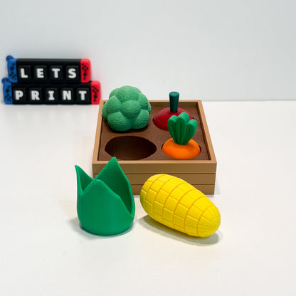 Fidget Garden Set in Planter Bed