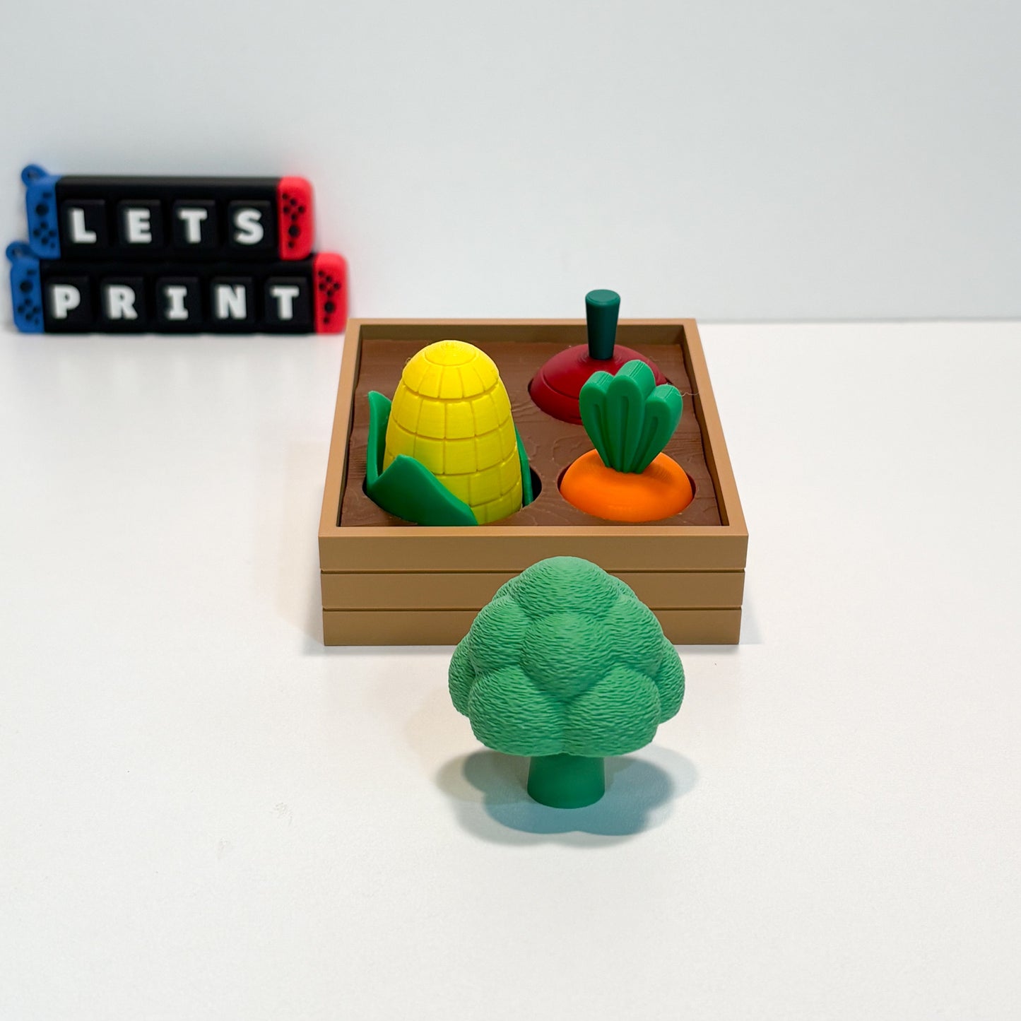 Fidget Garden Set in Planter Bed
