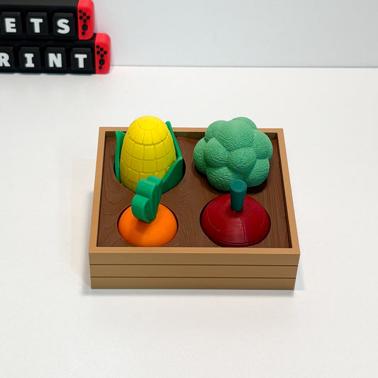 Fidget Garden Set in Planter Bed