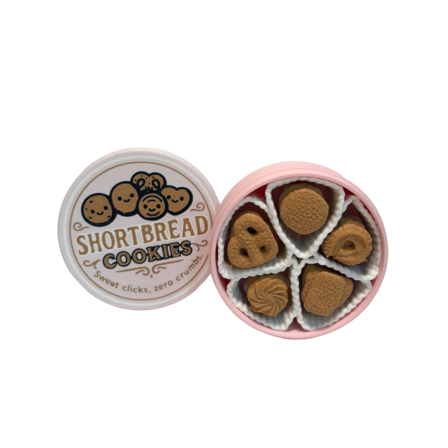 Shortbread Cookie Tin Fidget Clicker