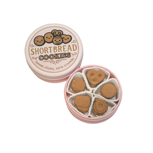 Shortbread Cookie Tin Fidget Clicker
